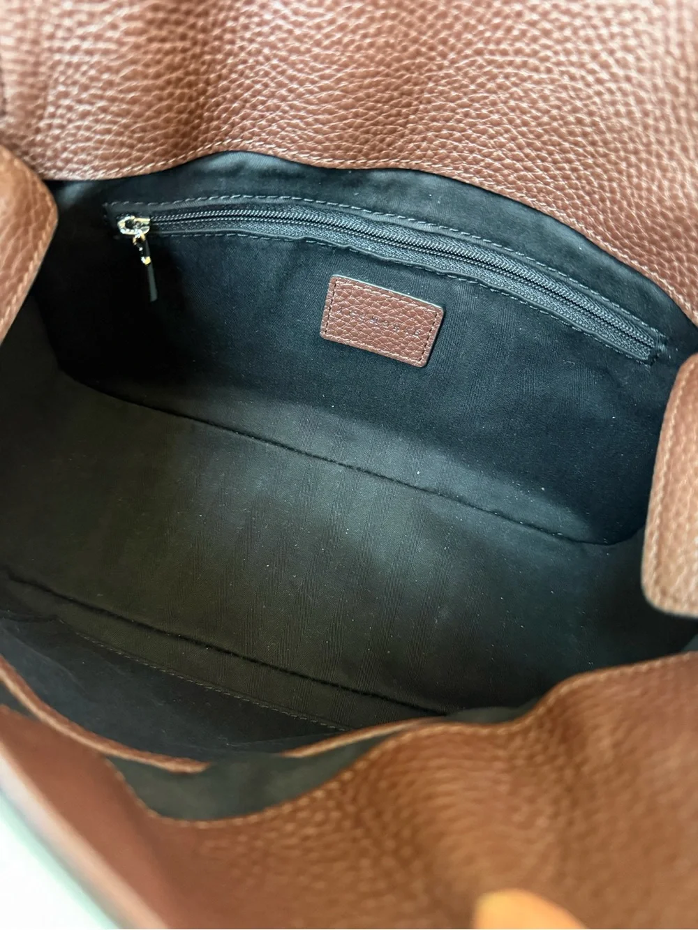 The Horse Clementine Bag Coffee Pebbled Leather - Picture 9 of 12